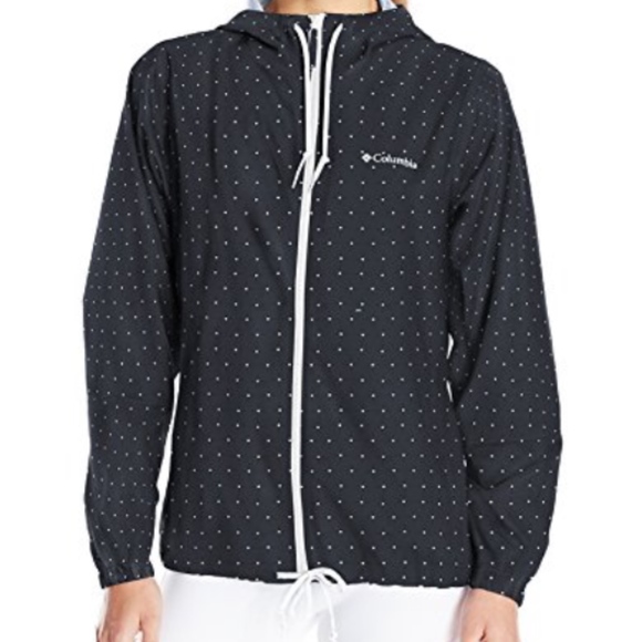 columbia polka dot jacket